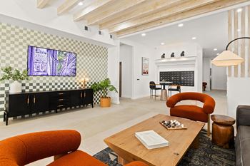 lobby and waiting area at White Oak Terrace Apartments, Encino, CA, 91316